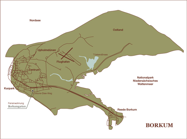 Borkum-Karte